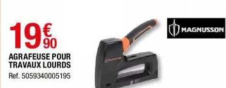 agrafeuse pour travaux lourds magnusson