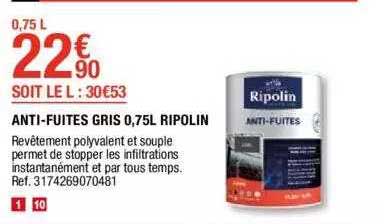 anti-fuites gris 0,75l ripolin