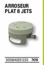Arroseur Plat 8 Jets