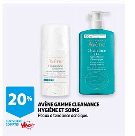 avène gamme cleanance hygiène et soins