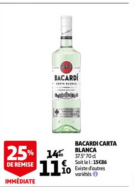 bacardi carta blanca