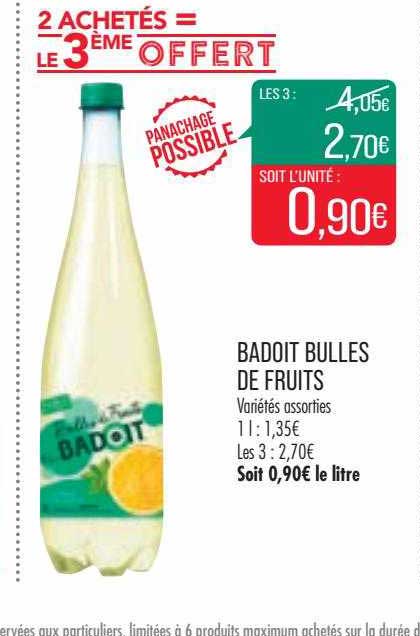 Badoit Bulles De Fruits