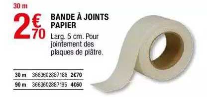 Bande à Joints Papier