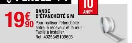 bande d'étanchéité 6 m