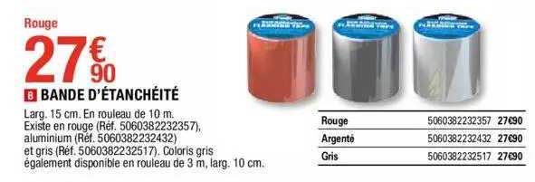 bande d'étanchéité