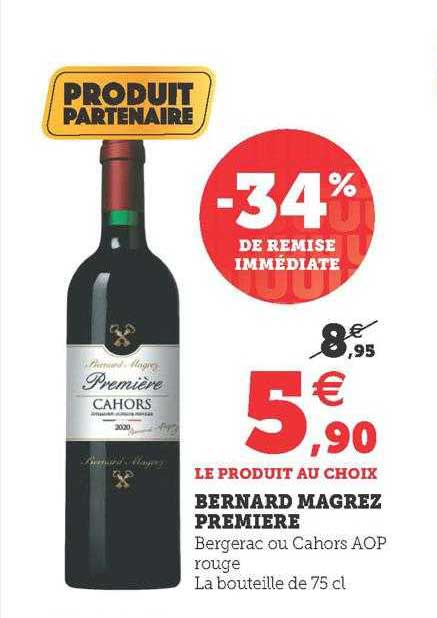 bernard magrez première