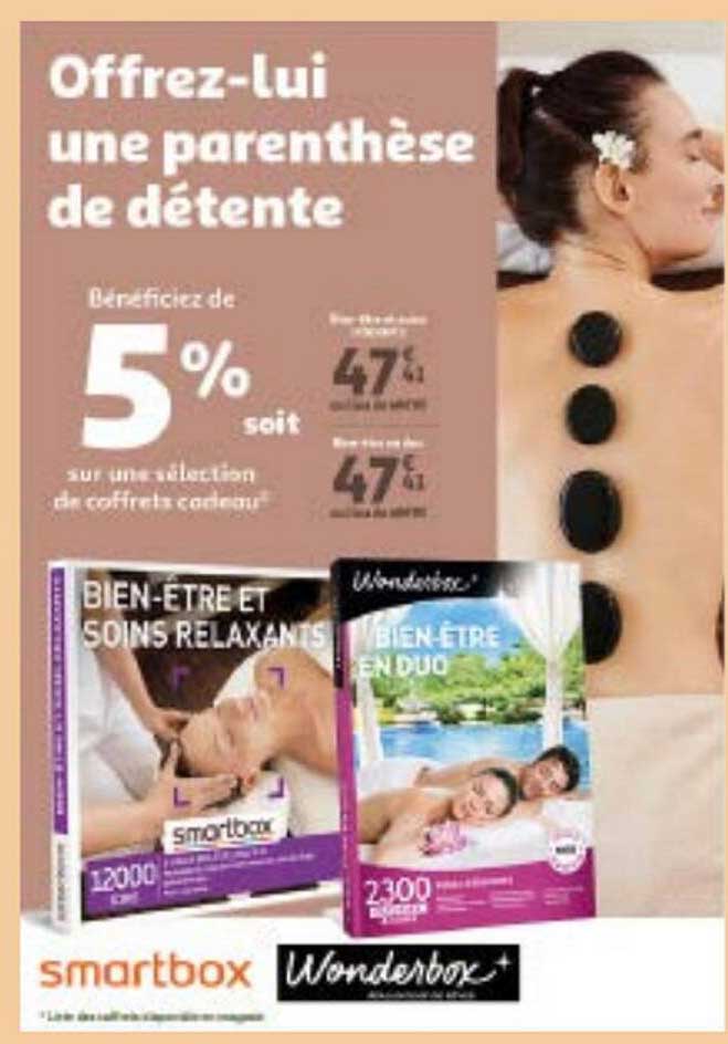 bien-être et soins relaxants smartbox, bien-être en duo wonderbox