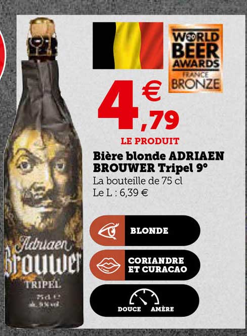 bière blonde adriaen brouwer tripel 9°