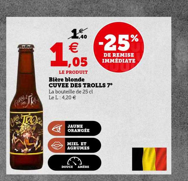 bière blonde cuvée des trolls 7°