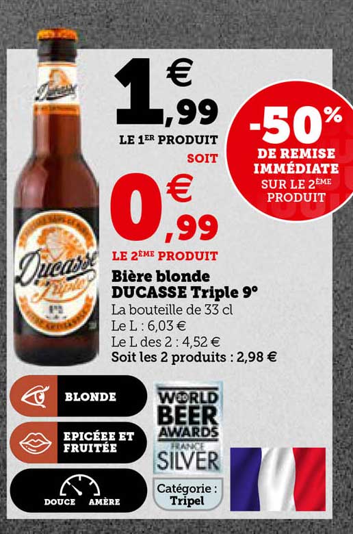 bière blonde ducasse triple 9°