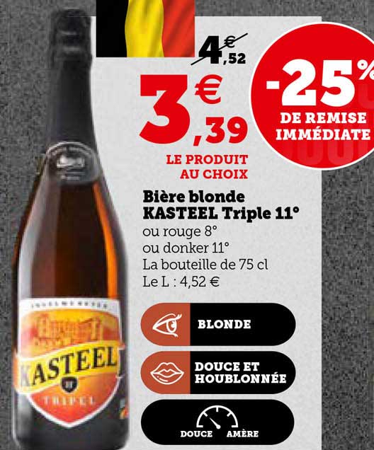 Bière Blonde Kasteel Triple 11°
