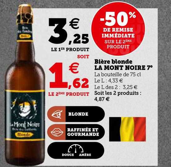 bière blonde la mont noire 7°