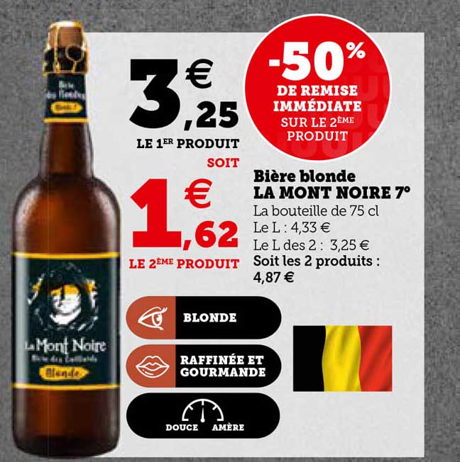 bière blonde la mont noire 7°