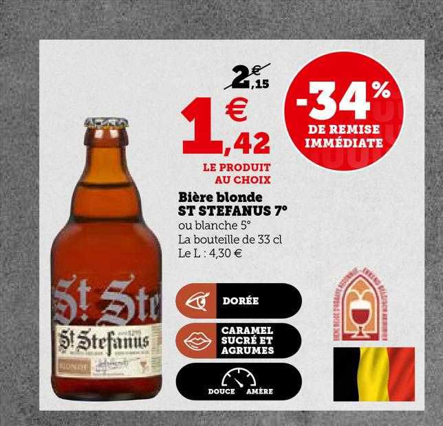 bière blonde st stefanus 7°