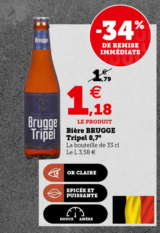 bière brugge tripel 8,7°