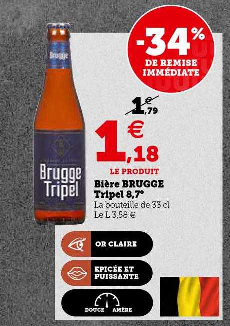 bière brugge tripel 8,7°