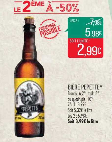 bière pepette