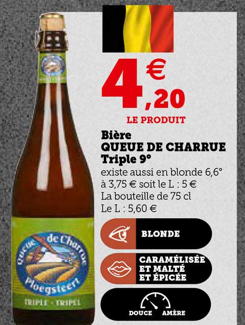 bière queue de charrue triple 9°