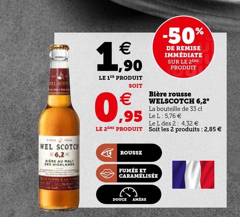 bière rousse welscotch 6,2°