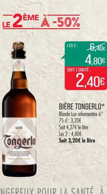 bière tongerlo