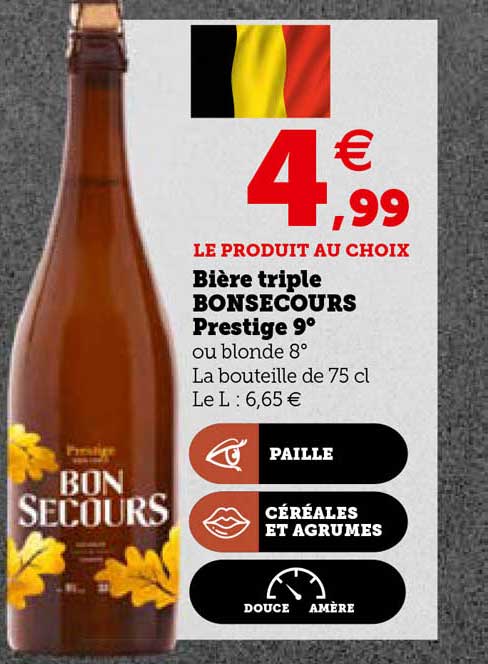 bière triple bonsecours prestige 9°