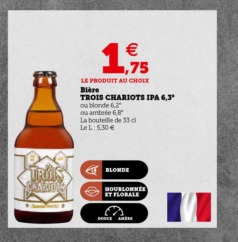 bière trois chariots ipa 6,3°