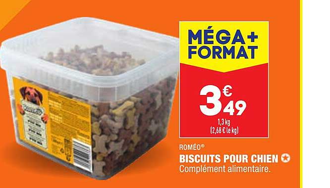 biscuits pour chien roméo