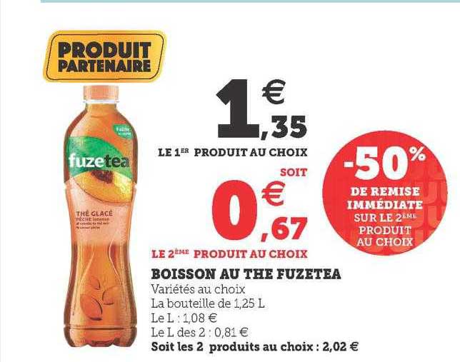Boisson Au Thé Fuzetea