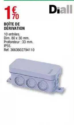 boîte de dérivation diall