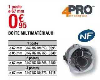 boîte multimatériaux 4pro