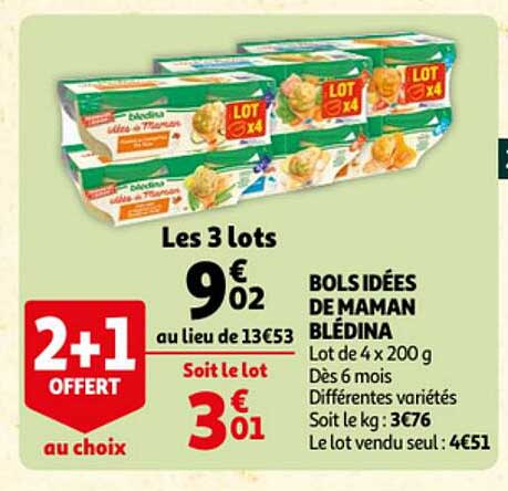 bols idées de maman blédina