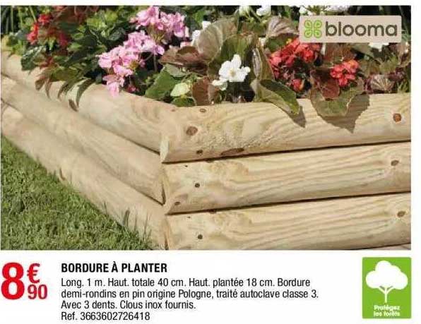bordure à planter blooma