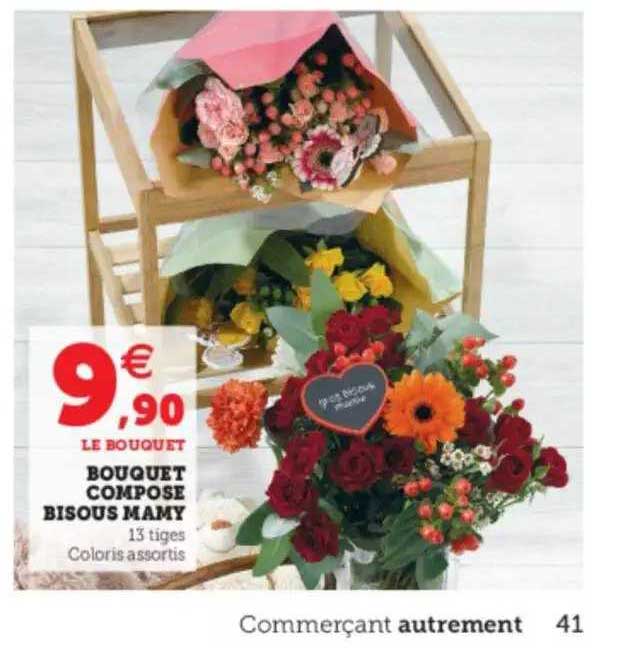 bouquet composé bisous mamy