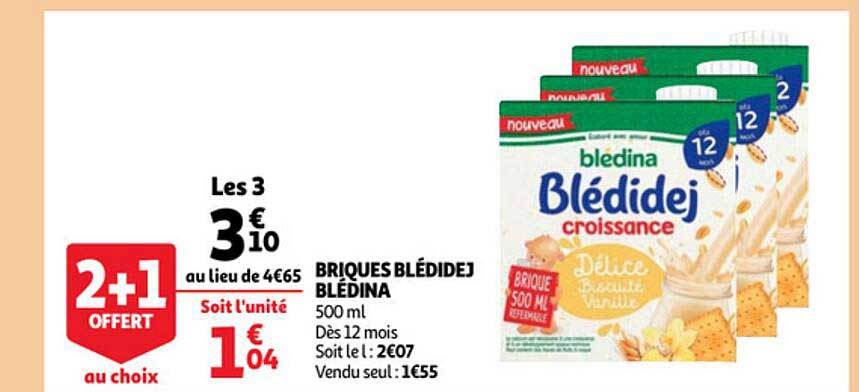 Briques Blédidej Blédina