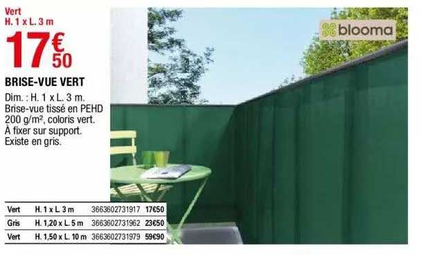 brise-vue vert blooma