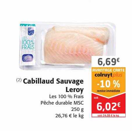 cabillaud sauvage leroy