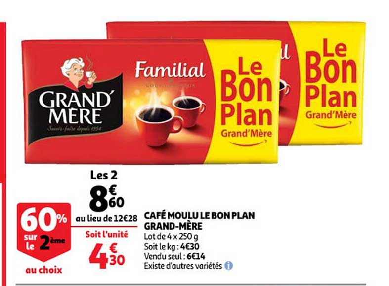 Café Moulu Le Bon Plan Grand-mère