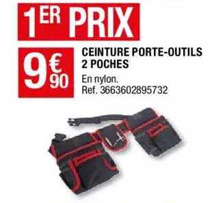 ceinture porte-outils 2 poches
