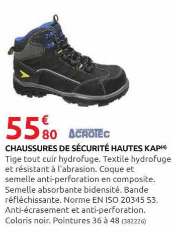 chaussures de sécurité hautes kap acrotec