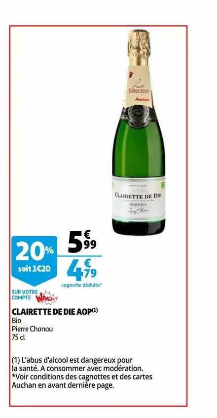 clairette de die aop bio pierre chanau