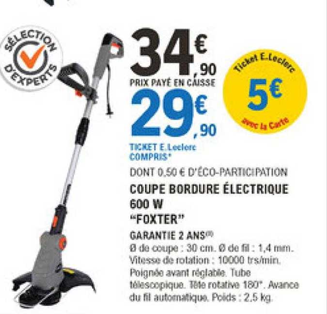 Coupe Bordure électrique 600 W "foxter"