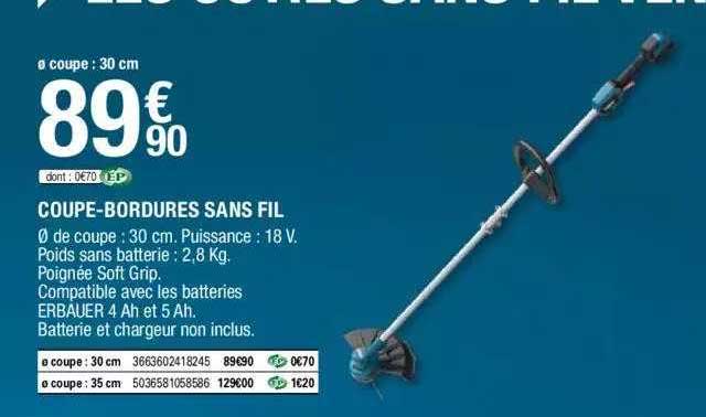 Coupe-bordures Sans Fil