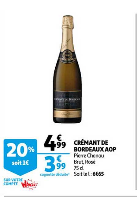 crémant de bordeaux aop pierre chanau