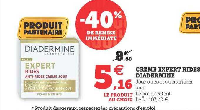 crème expert rides diadermine