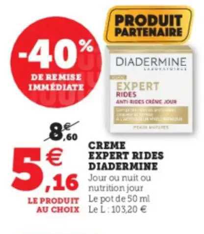 crème expert rides diadermine