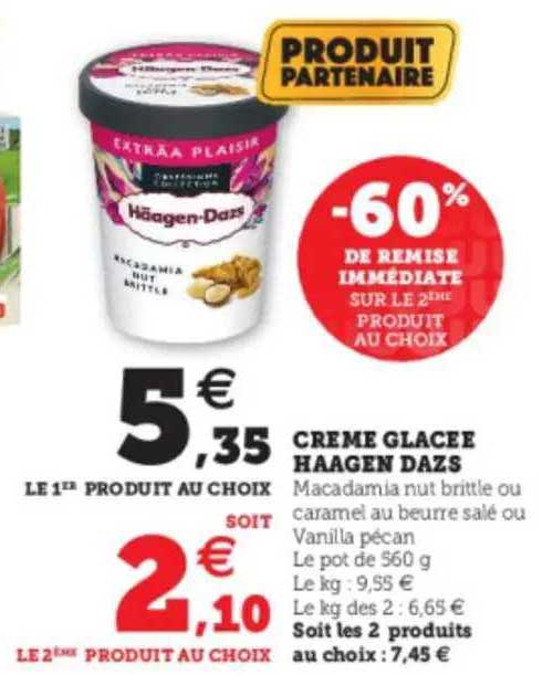 Crème Glacée Häagen Dazs