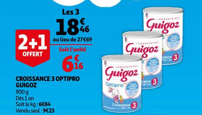 Croissance 3 Optipro Guigoz