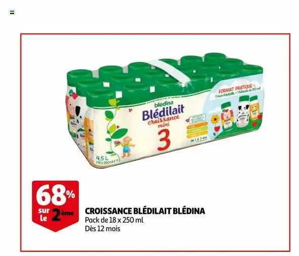 Croissance Blédilait Blédina