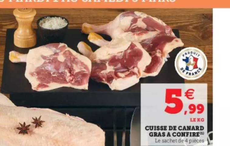 cuisse de canard gras à confire
