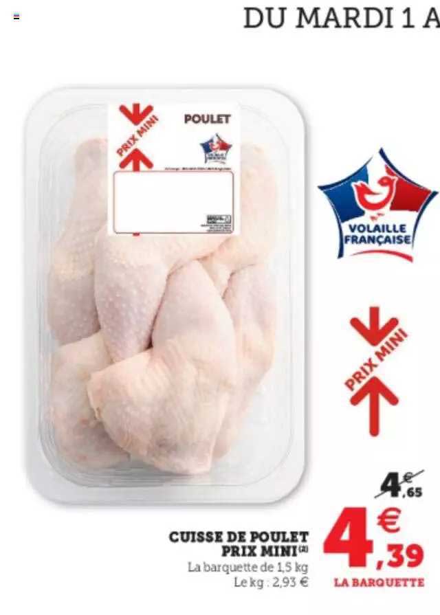 Cuisse De Poulet Prix Mini